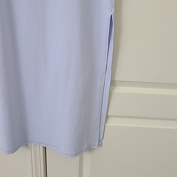 Aerie OFFLINE NWT Real Me XTRA Night Out Maxi Dress Light blue Small Square Neck - Picture 6 of 7